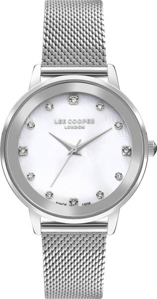 LEE COOPER LC07875.320 Analog MOP Dial with Crystals Analog Watch - For Women