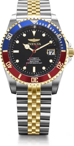 INVICTA 29180 Pro Diver Automatic Black Dial Analog Watch - For Men