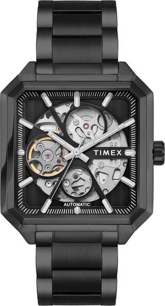 TIMEX Automatic, Black Dial Analog Watch - For Men