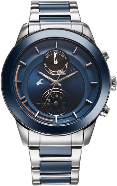 Fastrack Oceanyx - Ceramic Fastrack Oceanyx - Ceramic Quartz Blue Round Dial Men's Watch / Analog Watch - For Men