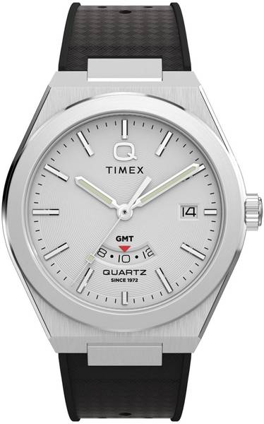 TIMEX TW2Y12200UJ Q Timex Silver Round Dial Analog Watch - For Men