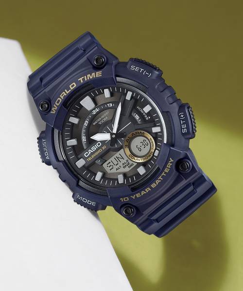 CASIO AEQ-110W-2AVDF Youth Combination ( AEQ-110W-2AVDF ) Analog-Digital Watch  - For Men