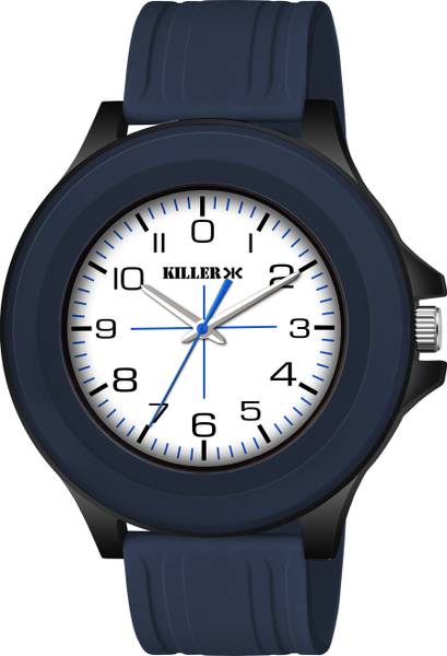 KILLER Timewear 0202BW premium watch with PU Strap Analog Watch - For Men & Women