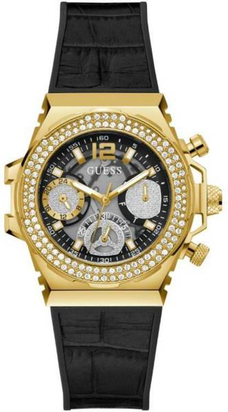 GUESS Black Dial Analog Watch - For Women