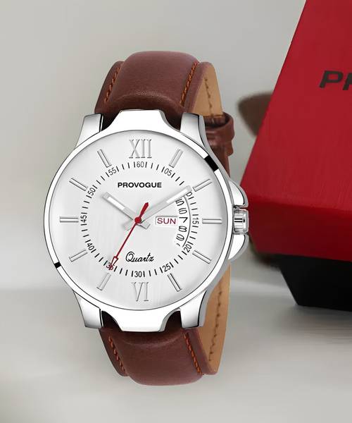 PROVOGUE Basic Analog Watch for Men with Day and Date Display