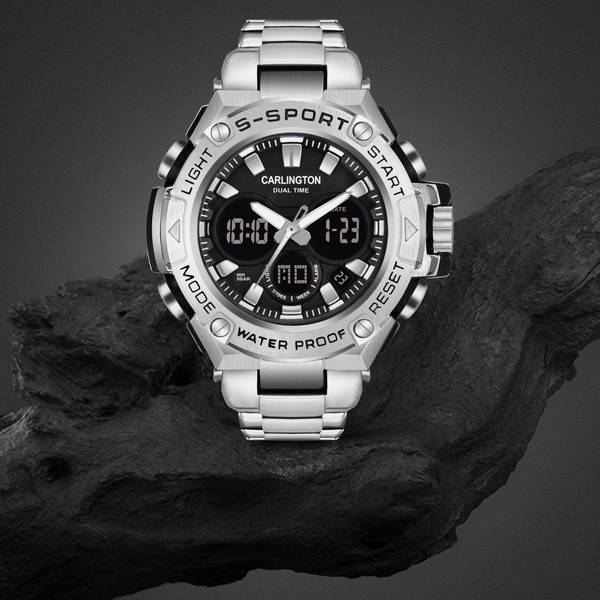 Carlington CT 9107 Steel Endurance Series Analog-Digital Watch  - For Men