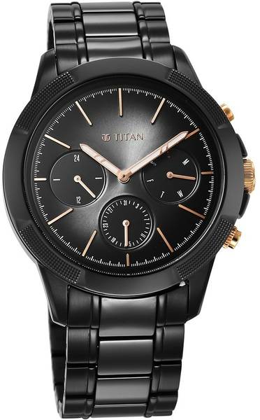 Titan 90090Kd03-Dm762-Titan Quartet Analog Watch - For Men