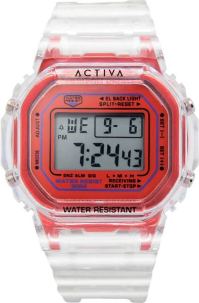 INVICTA ACW424-009 Activa By Invicta DIGITAL ESSENTIALS Quartz Red Dial Digital Watch - For Men