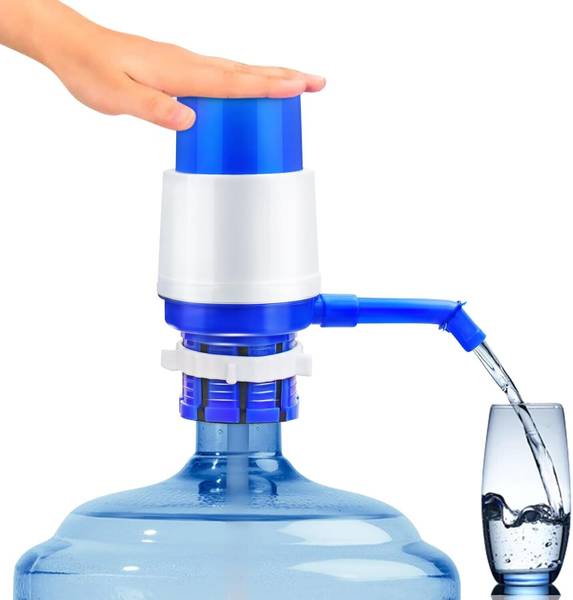 simplico Plastic Hand Press Manual Aqua Water Pump Dispenser for Bottled Drinking Bottled Water Dispenser