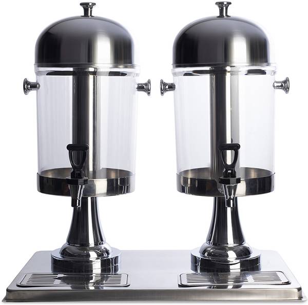 Professional Empire Exx MC-KY-16L Double Juice Dispenser with Stand Bottled Water Dispenser
