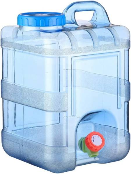 Hukimoyo Camping Water Can 15L with Tap,Portable Picnic Travel Storage Water Dispenser Bottled Water Dispenser