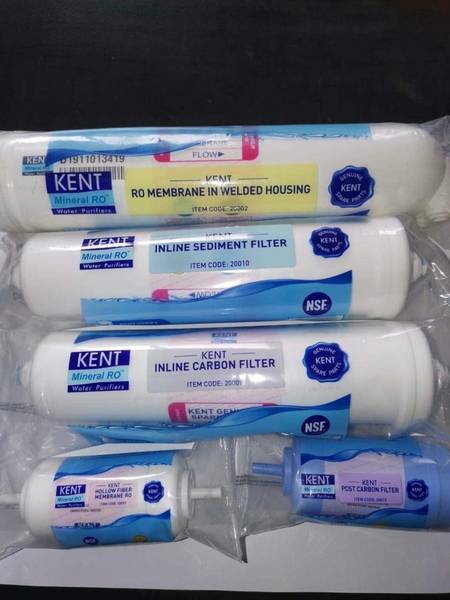 ShopsOwn KENT RO SERVICE Kit Original MEMBRANE,CARBON,SEDIMENT,UF,HF,FULL KIT CS97 Solid Filter Cartridge