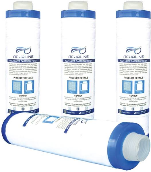 ACUALINE MLT 9 inch Pre Filter Cartridge Compatible with Aquaguard Filter Candle, Livpure Wound Filter Cartridge