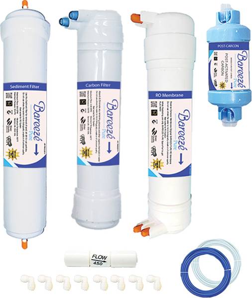 BAREEZ PURE Aquasure Smart Plus RO+UV+MTDS Filter Kit Solid Filter Cartridge