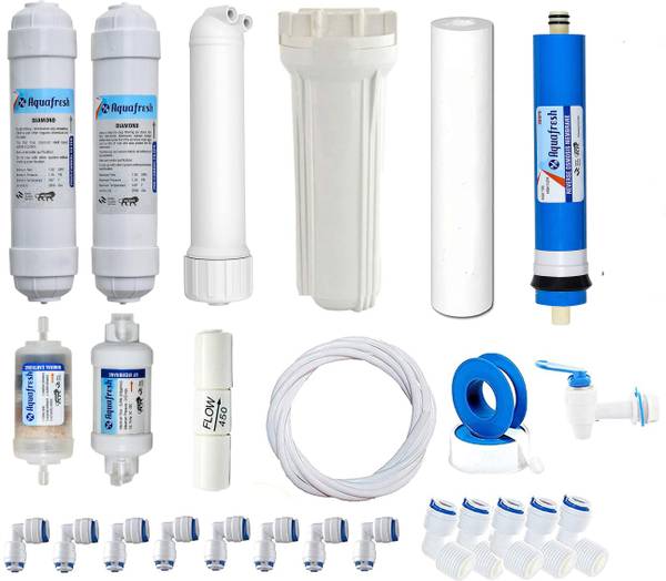 A.D. Aquafresh RO Complete Ro Water Purifier Filter Kit Of 80 GPD Solid Filter Cartridge