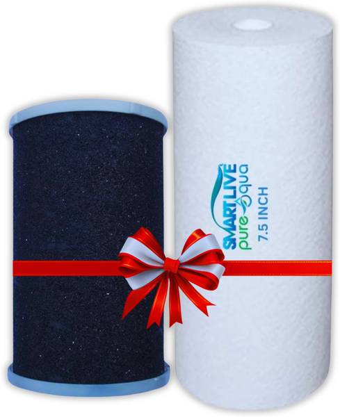 SLPA SMARTLIVE PUREAQUA by SMART LIVE PURE AQUA 7.5 inch Spun + ACTIVATED CARBON Solid Filter Cartridge