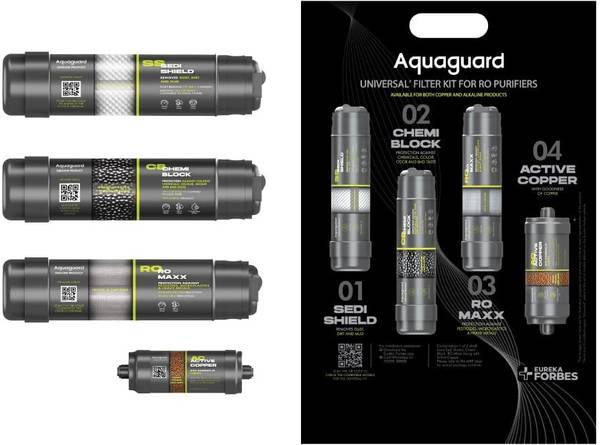 dharti enterprise Aqua.Guard Pack Original Magna Filter CARTRIDGES/ONE Year RO KIT Solid Filter Cartridge
