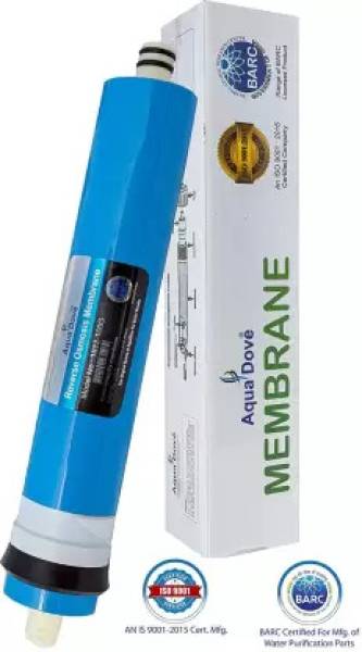 AQUA DOVE RO Membrane for All Water Purifier 100 GPD BARC Govt India Licensed Technology Solid Filter Cartridge
