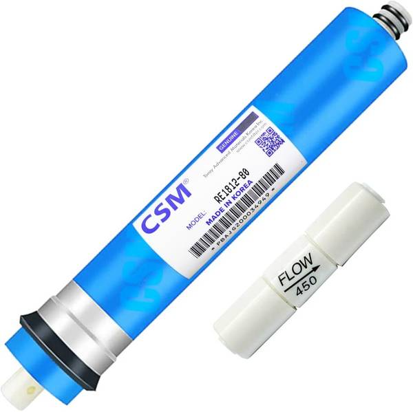Morwater Original CSM RO Membrane 80 GPD With FR-450 working upto 3000 TDS, rejection 97% Solid Filter Cartridge