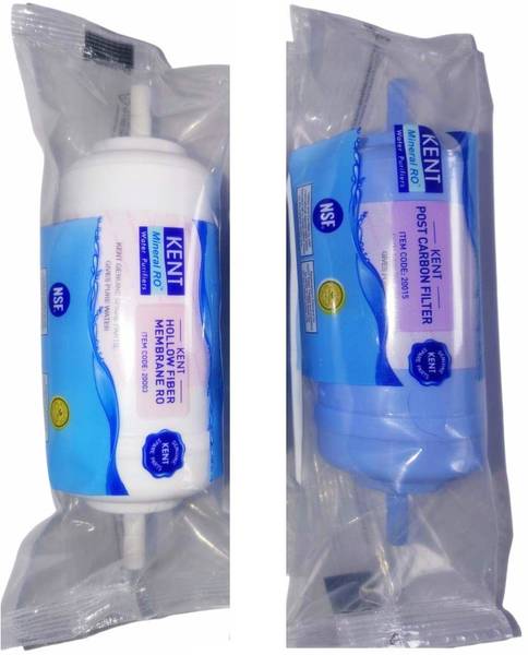 KENT RO Filter Set 4" UF Filter Hollow Membrane Post Carbon Filter Small Size 4 Inch Solid Filter Cartridge