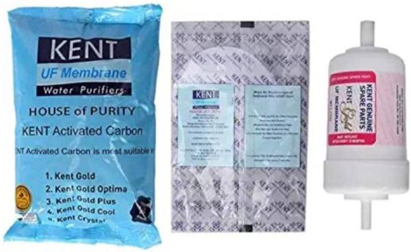 ShopsOwn Kent Original 1 UF Membrane, 1 Activated Carbon Pack, 1 Sediment Filter G83 Solid Filter Cartridge