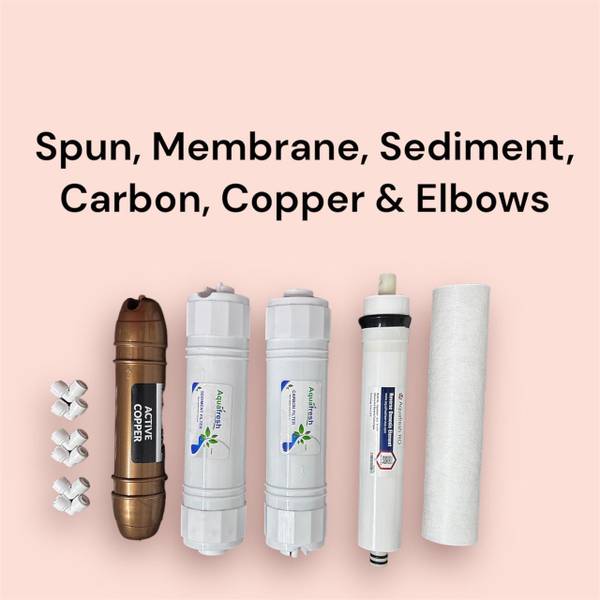 Aquafresh by AQUAFRESH RO SERVICE KIT ,MEMBRANE, SEDIMENT & CARBON for All Type of RO Water Purifiers Solid Filter Cartridge