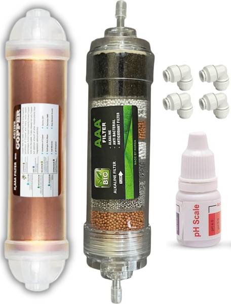 Zecqua Bio Alkaline AAA+ Filter 8inch with Active Copper Filter Solid Filter Cartridge