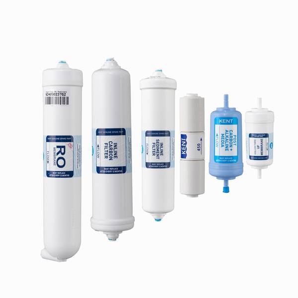 KENT AMC Spare Kit - RO Alkaline|High Flow RO Membrane|FRT 450|Inline Sediment Filter Solid Filter Cartridge