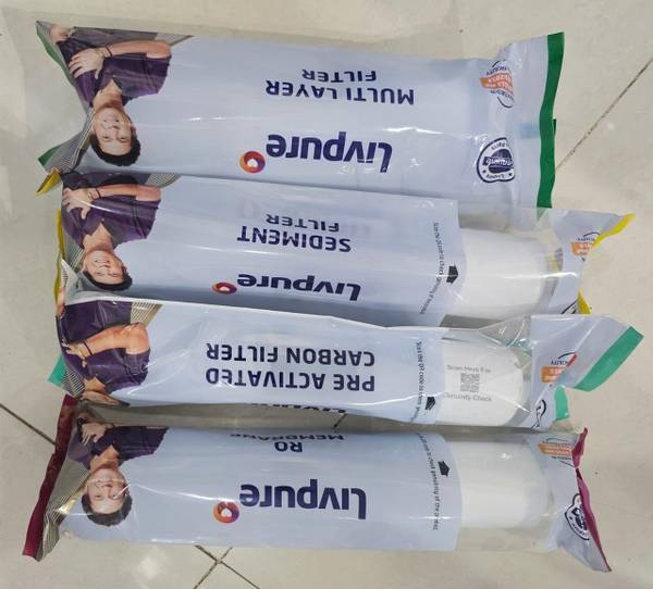 LIVPURE set of RO membrane sediment carbon and pre filter Solid Filter Cartridge