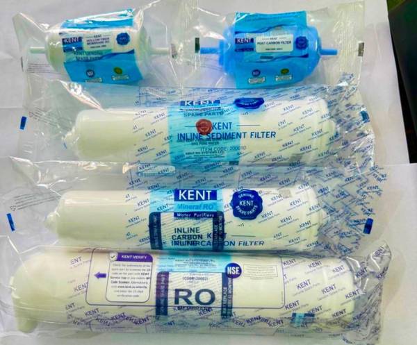 ShopsWell Kent Service kit Original MEMBRANE,CARBON, SEDIMENT,UF,HF, FULL SERVICE KIT C20 Solid Filter Cartridge