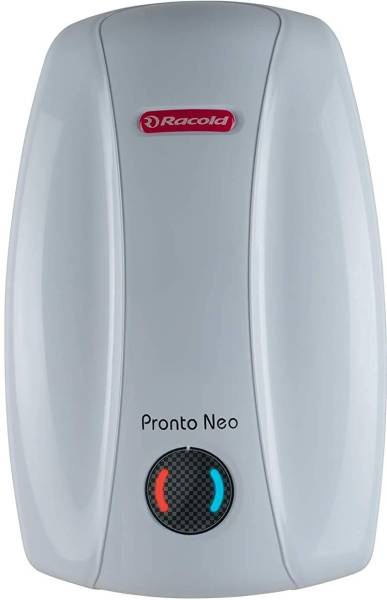 Racold 1 L Storage Water Geyser (Pronto Neo 1 Litres 3Kw Vertical Instant Water Heater, White)