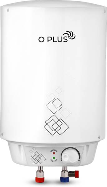 O PLUS 10 L Storage Water Geyser (Damsel, White)