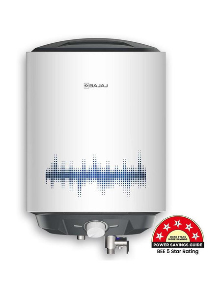 Bajaj 25L Shield Series Water Geyser – White & Grey