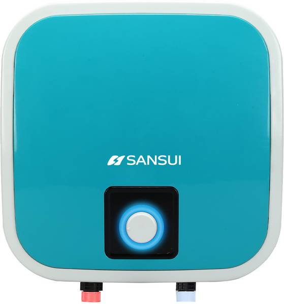 Sansui 15 L Storage Water Geyser with LED Light (AquaBoost-15L, White)