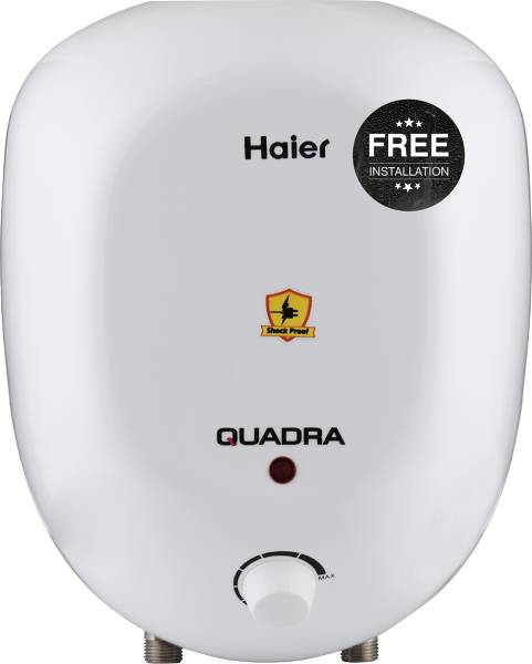 Haier 6 L Storage Water Geyser Shock Proof Glass Lined Tank (ES6V-EC-Q1, White)