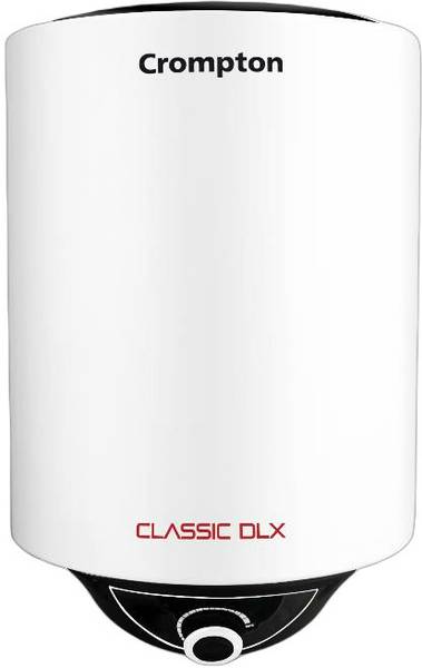 Crompton 15 L Storage Water Geyser (Classic DLX 15 Ltr Glasslined, White)