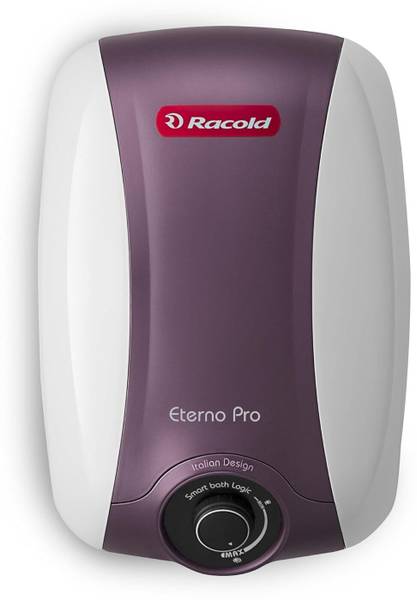 Racold 25 L Storage Water Geyser (Eterno Pro 25 Ltr With Free Installation & Pipes, White, Metallic Violet)
