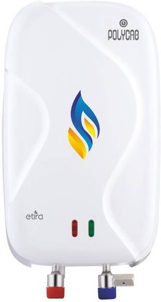 Polycab 5 L Instant Water Geyser (ETIRA 5 LTR 3KW, White)