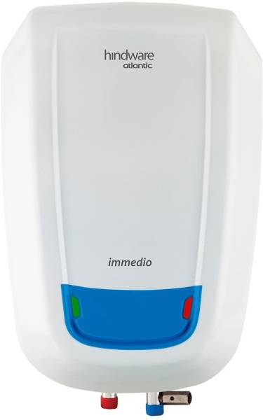 Hindware 5 L Instant Water Geyser (Atlantic Immedio 5L, White and Blue)