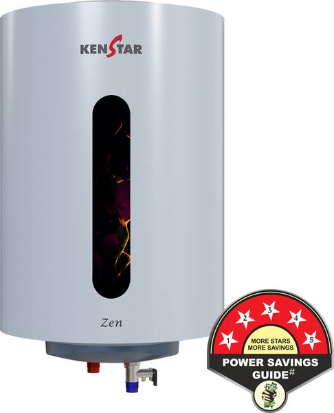 Kenstar 15 L Storage Water Geyser (ZEN 15 L, WHITE& GREY)