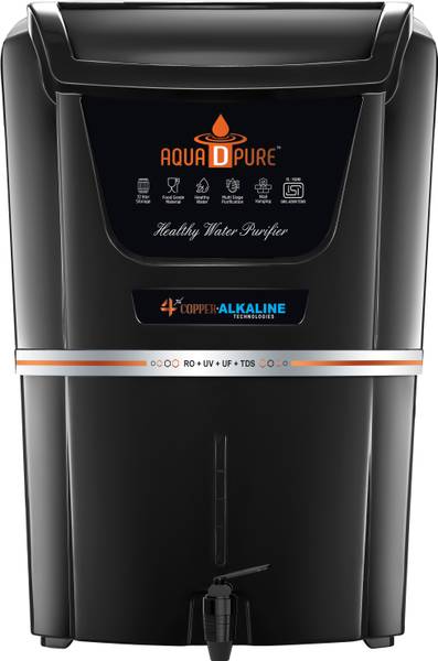 AquaDpure Alkaline RO Water Purifier with Active copper 12 L RO + UV + UF + TDS Water Purifier
