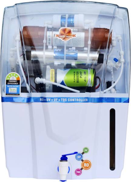 AQUA Audi Copper Model 12 L RO + UV + UF + TDS + Copper Water Purifier