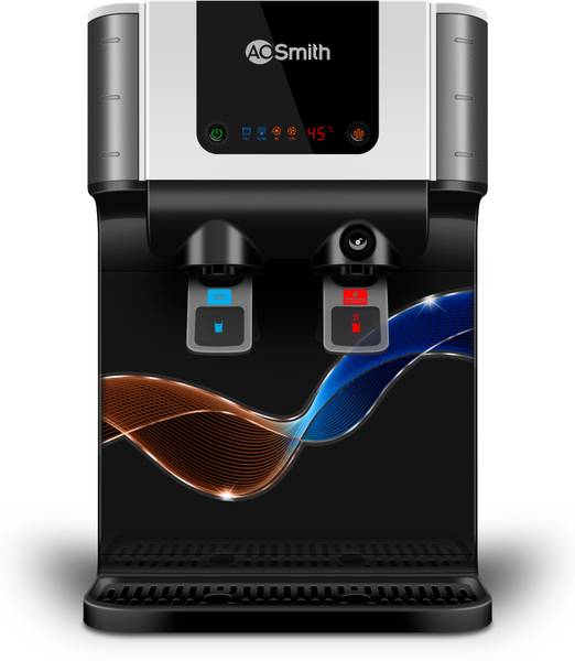 AO Smith Z9 Pro 10 L RO + SCMT Water Purifier | Hot + Normal Water| Baby-Safe Water with 8 Stage Purification| One Touch Dispensing| Wall Mount + Tabl...