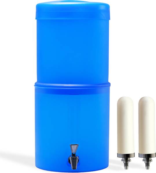 Rama Gravity Lite Water Filter, 20L Storage with 2 Spirit Candles and PP Tap 20 L Gravity Based Water Purifier