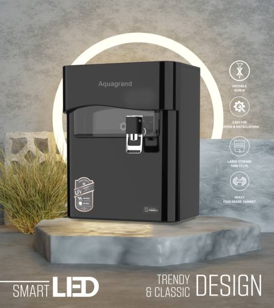 Aquagrand TRENDY & CLASSIC DESIGN Model 13 L RO + UV + UF + TDS Water Purifier