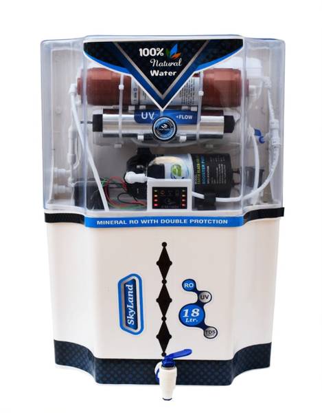 AQUA Skyland Copper Model With Digital LED Display 18 L RO + UV + UF + TDS + Copper Water Purifier