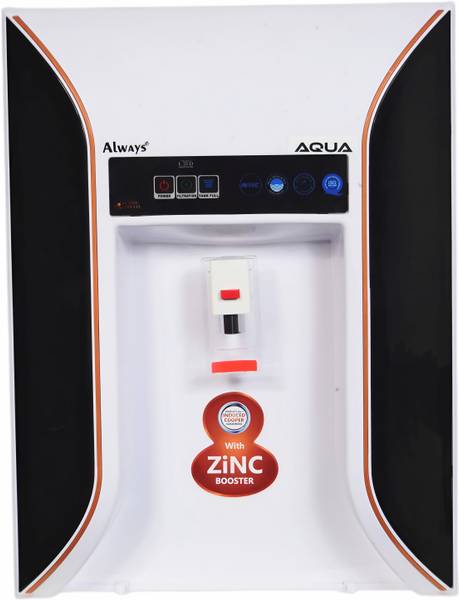 Always Aqua Active Copper & Zinc Booster Water Purifier 12 L RO + UF + UV + UV_LED + TDS Control Water Purifier