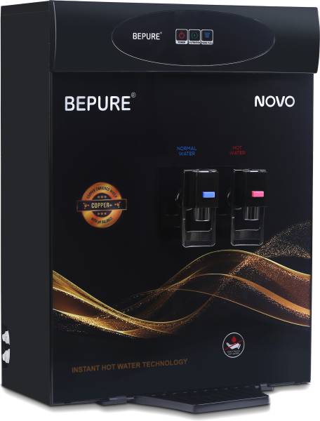 BePURE Novo Copper+Alkaline Hot and Normal 9 L RO + UV + UF + Copper + TDS Control Water Purifier