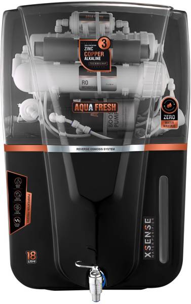 Aqua Fresh Smoke Audi 18 ltr drink pure 18 L RO + UV + UF + TDS + ALK + Copper Water Purifier
