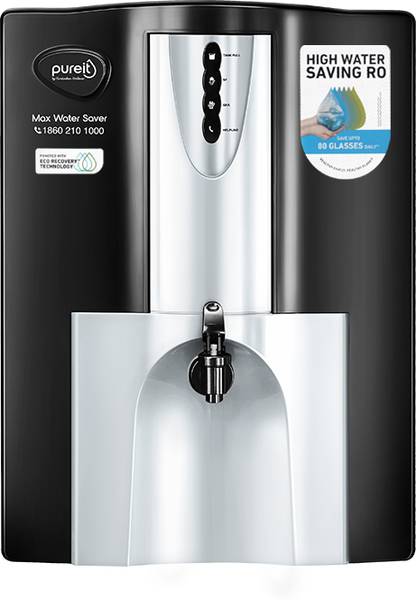 Pureit Max Water Saver 10 L RO + UV + MF Water Purifier with Eco Recovery Technology